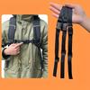 1pc Adjustable Backpack Chest Strap with Anti-Slip Buckle Durable Nylon, Ideal for Outdoor Activities, Students, and Adults