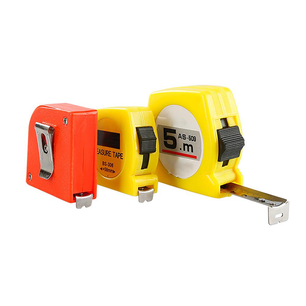 АБС-пластик + нержавеющая сталь рулетка портативная красный желтый 1 шт.