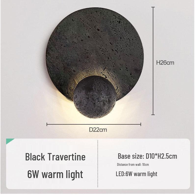 Настенный светильник Ваби-Саби в стиле середины века кремового цвета для спальни или гостиной
