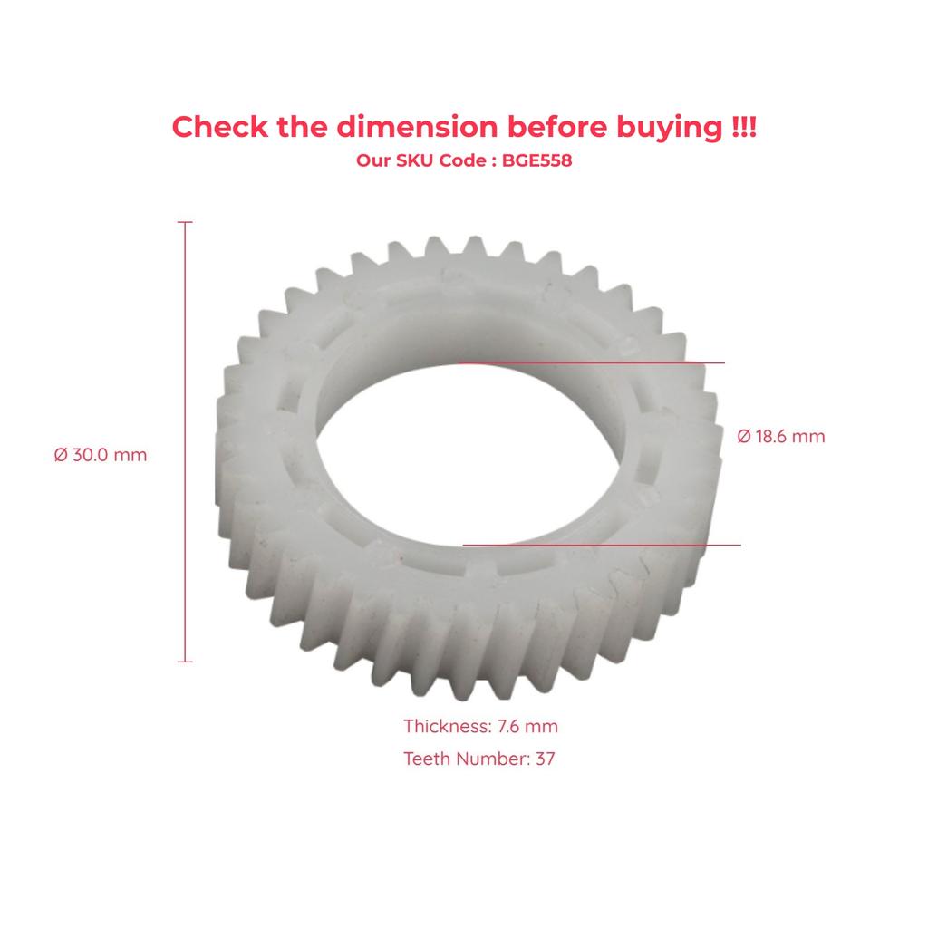 EGE558 Side Mirror Repair Gear for Kia Outer Diameter 30 Mm Inner Thickness 7.60 Mm Teeth Number 37