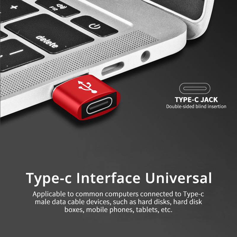 FONKEN Адаптер USB 3.0 TO Type C 3.1, зарядное устройство для ноутбука, USB-папа к USB C, женский конвертер для зарядки телефона, разъем USB-кабеля для наушников