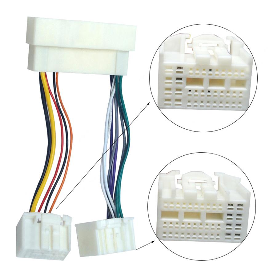 Жгут проводов для автомобильной стереосистемы с 13+60-контактным разъемом для заводской CD-радиосистемы Kia Hyundai 2016-17 гг.