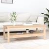 VidaXL Coffee Table 110x50x40 Cm Solid Pine Wood 814274
