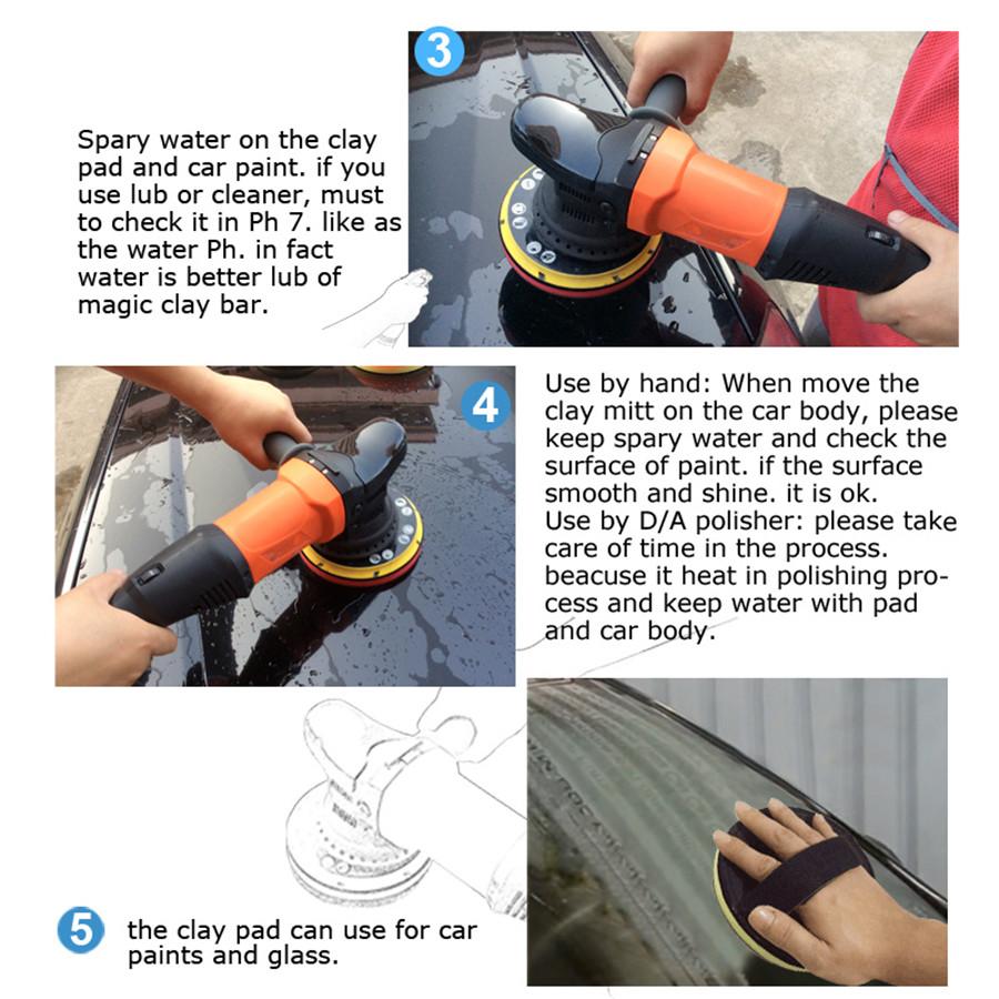 6-дюймовая губка из волшебной глины для мытья автомобиля перед полировкой и воском для ухода за автомобилем Car Cl
