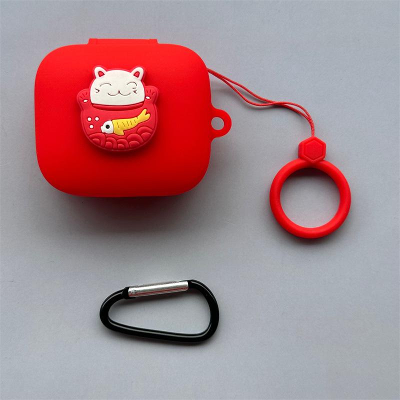 For Soundcore C10i Wireless Bluetooth Headset Case Butterfly Silicone Fashion Soft Case