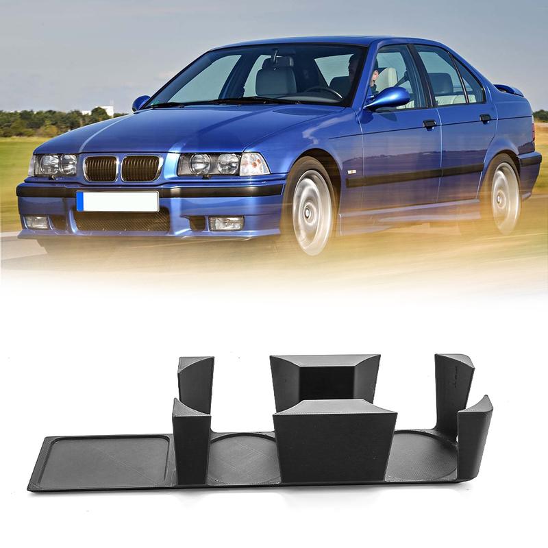 1/2PCS Dual Cup Holder Driver Seat Storage Box Suitable For BMW E36 Car Interior Accessories Cup Holder