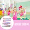 2M Kid Sport Performance Strip Dance Ribbon with Twirling Stick Gymnastics Ribbon for Art Dances for Artistic Dancing Gymnastics
