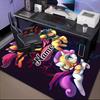 Custom Name Purple Unicorn Friendship Rug for Living Room, Game Rooms, Office, Bedroom, Floor Mat Playful Design, fan gifts Christmas decor