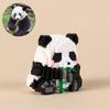 Micro-Assembled Small Particle Educational Toys Building Blocks Children's Gifts Boys And Girls Panda 3D Puzzle Ornaments