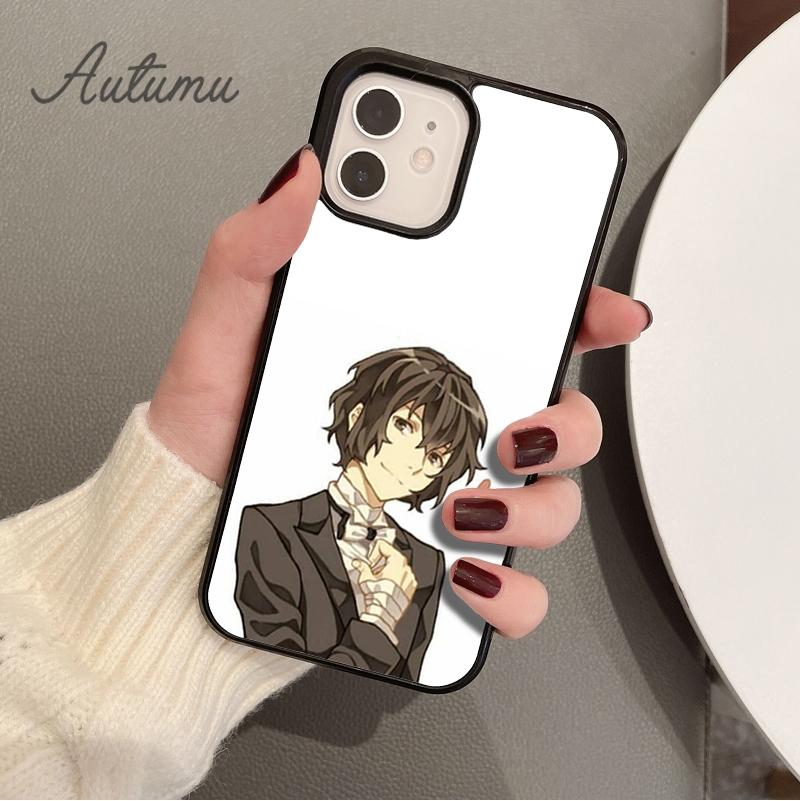Чехол для телефона Bungo Stray Dogs Anime для iPhone 11 12 13 14 Pro Max mini X XR XS SE 2020 5 6S 7 8 Plus Samsung Galaxy S21 S22