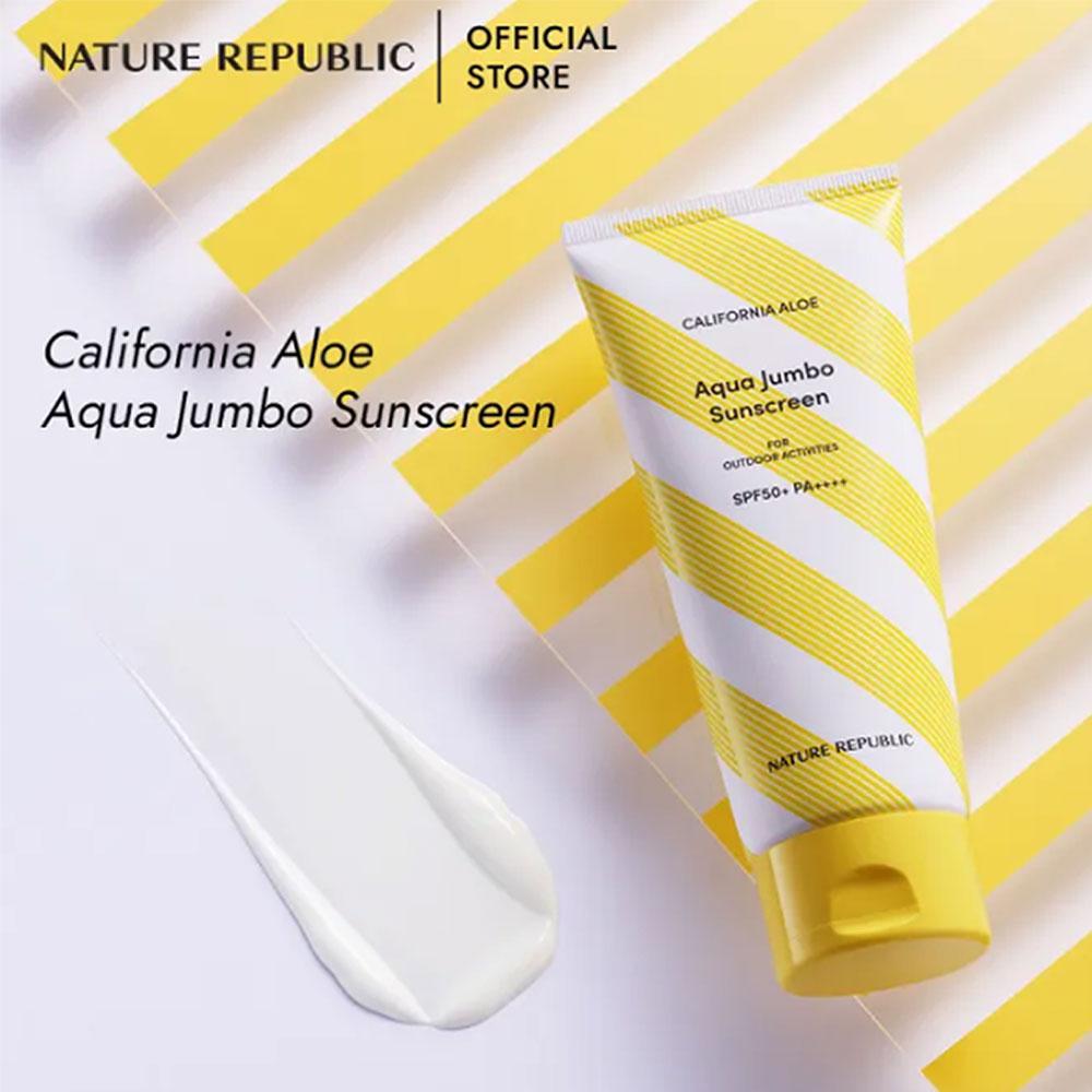 Nature Republic Солнцезащитный крем Aqua Jumbo 250мл (SPF50 +)