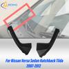 Для Nissan Versa Sedan Hatchback Tiida 2007-2012 2 шт. автомобильная передняя боковая решетка капота лобового стекла TPE автомобильные аксессуары отделка
