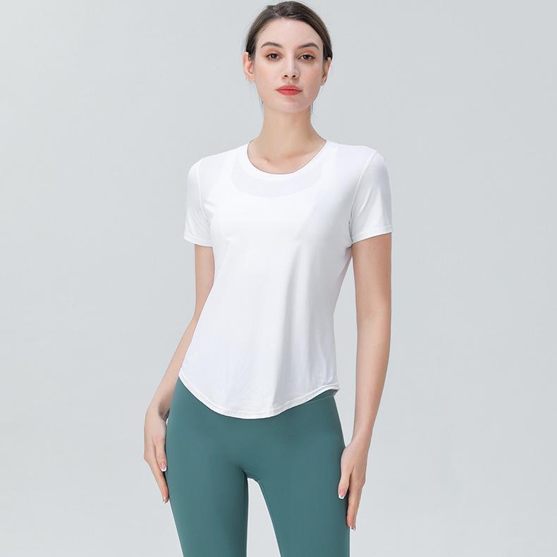 Дышащая футболка для йоги с ледяной прохладой: Быстросохнущий, влагоотводящий фитнес-топ