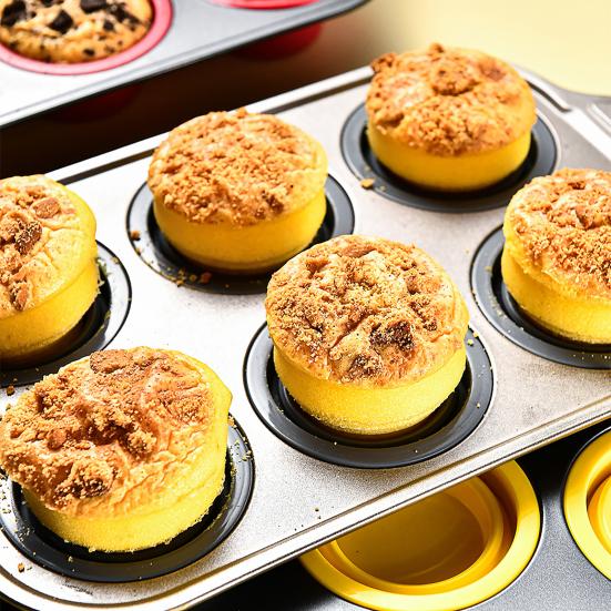 Силиконовая форма для маффинов 45820 ячеек Противень для выпечки Формы для яичных укусов Антипригарные