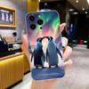 Милый чехол для телефона с пингвином для iPhone Apple 15,14,13,12,Mini,11,Pro,Max,Plus,X,XR,XS,8,SE,2020,Plus Прозрачный чехол