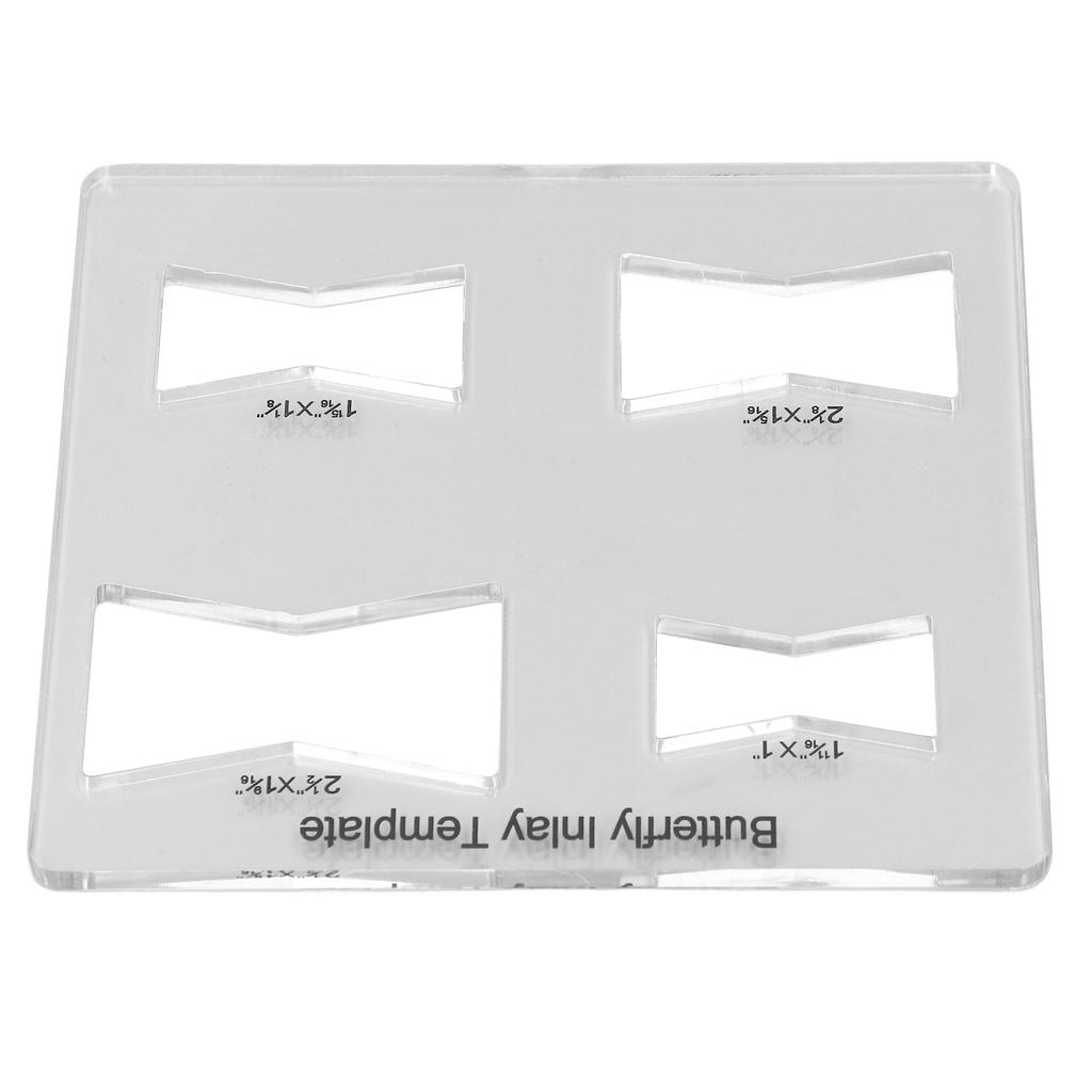 Шаблон для инкрустации бабочкой Акриловый шаблон для фрезера-бабочки для деревообработки Ремонт мебели Усиление