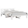 VidaXL Cadre de Lit en Bois Blanc Bois 160 x 200 cm Durable 872603
