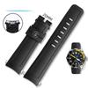 High Quality Fluoro Rubber Silicone Watch band Waterproof Black Watch Strap 22mm for IWC Aquatimer Family IW3768/3290/3568/3767