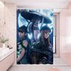 Игра Stellar Blade Занавеска для душа для ванной Защитная перегородка Занавеска для душа Быстросохнущая Можно стирать Светонепроницаемая Ванная
