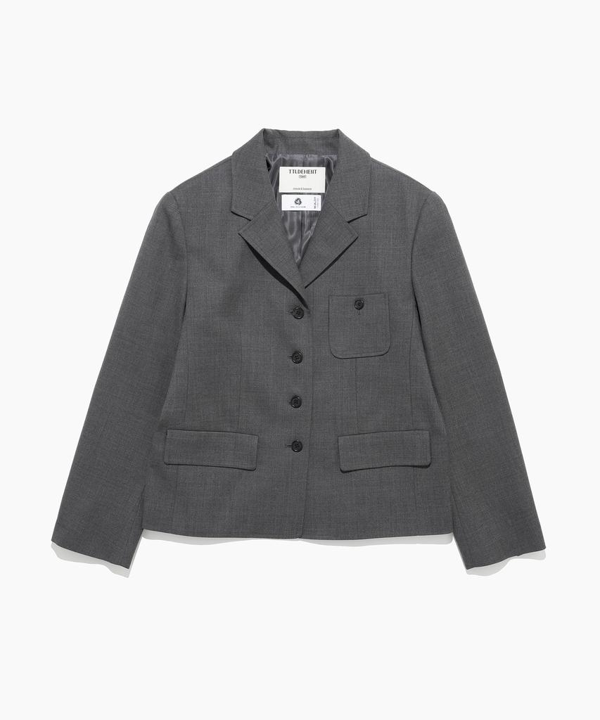 Ttudement Vintage Wool Jacket Charcoal