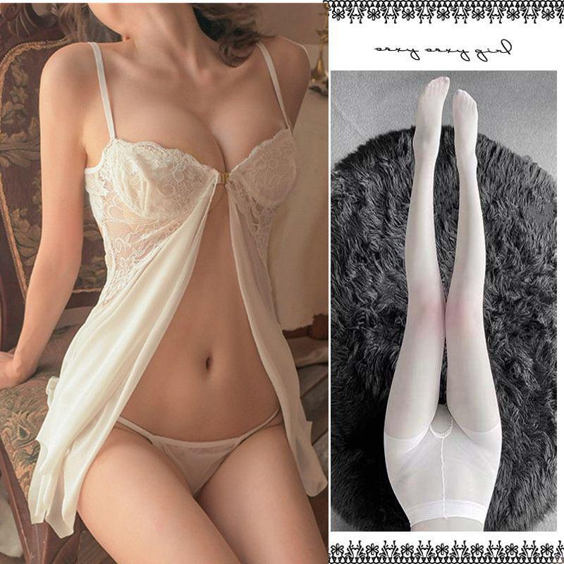 Elegant Plus Size Lace Camisole Nightgown - Women's Flirtatious Summer Lingerie.