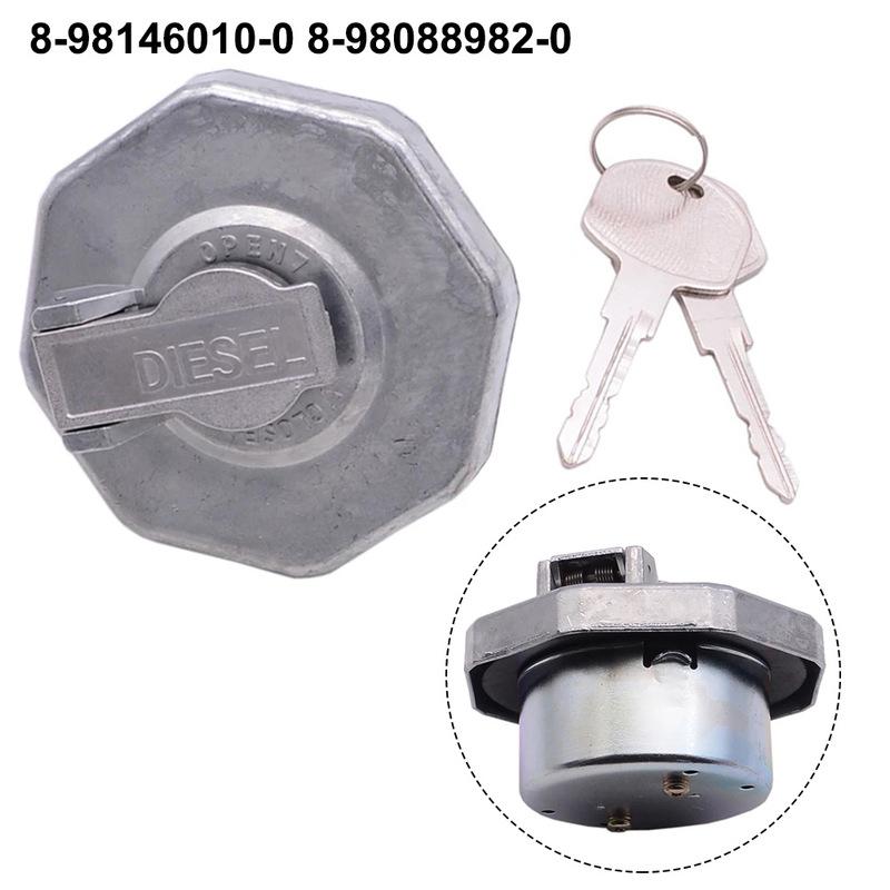Крышка топливного бака автомобиля с ключом 8-98146010-0 8-98088982-0 8981460100 Для ISUZU ELF NPR NQR 4HK1 Система подачи крышки топливного бака