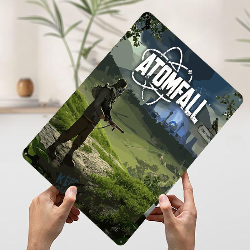 Atomfall Game Cover Art Metal Poster Customized Wall Art Retro Vintage Tinplate Signs for Decoration Bedroom Decorations Decor