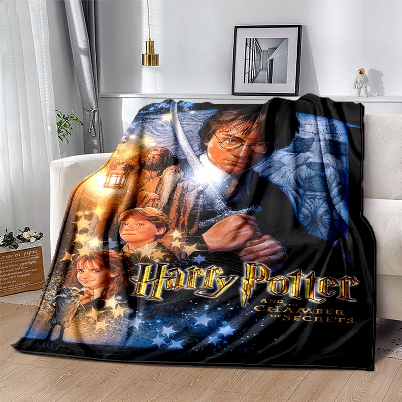 Harry Potter and the Chamber of Secrets Movie Poster PrintPrint Blanket, Soft Blanket For Sofa Office Bed And Travelling Daughter Birthday G