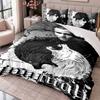 Kontra K 3Pcs Bedding Set Duvet Cover With Two Pillowcases For Bedroom Home Decoration