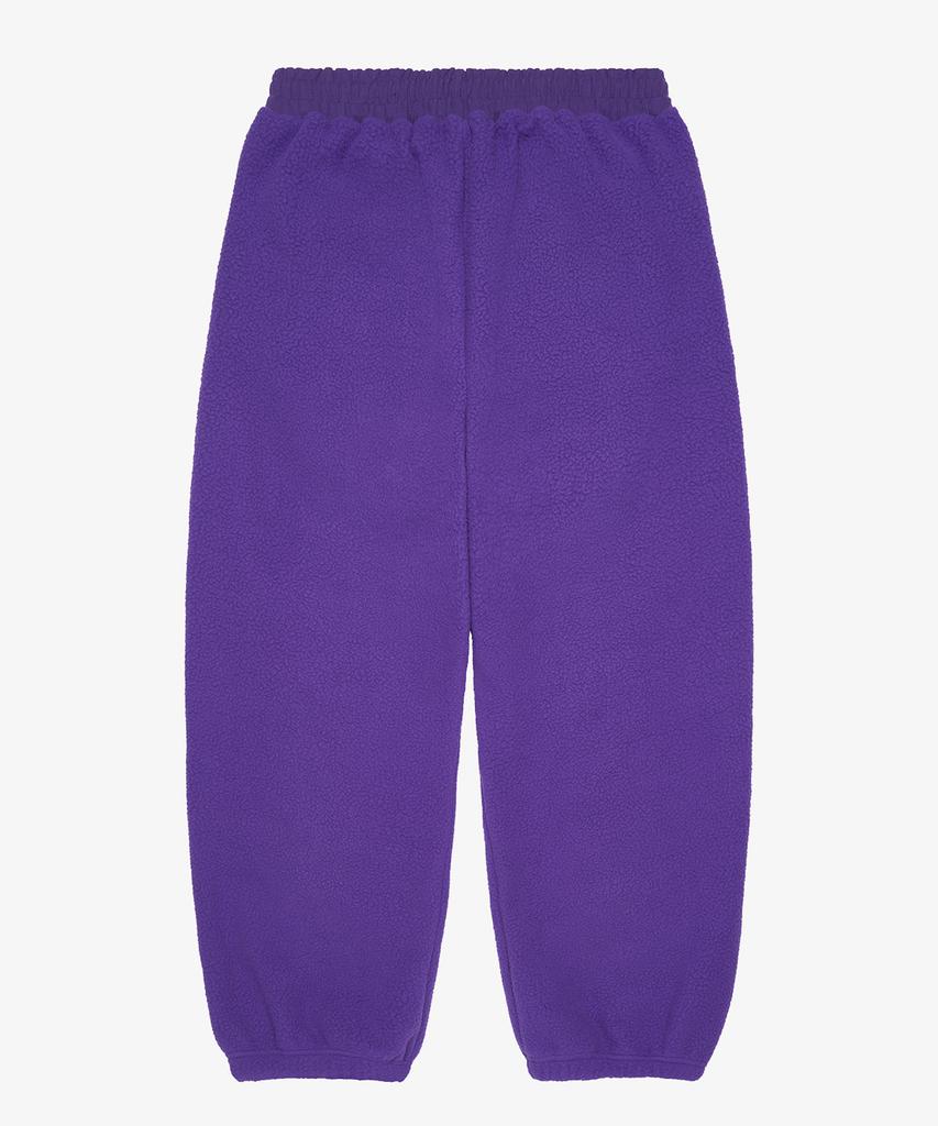 GOLDEN SUNSHINE Sherpa Fleece Jogger Pants_Purple