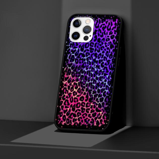 Чехол для Iphone 11 13 12 Mini 14 Pro Max Xr 7 8 +Se 2020 Xs 6 6s Plus 5 5s черный силиконовый чехол для телефона с леопардовым принтом