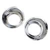 Fog Light Cover ABS Chrome Racing Style Front Bumper Trim Frame 2pcs Set Compatible with Peugeot 307 Car Decoration Accessory