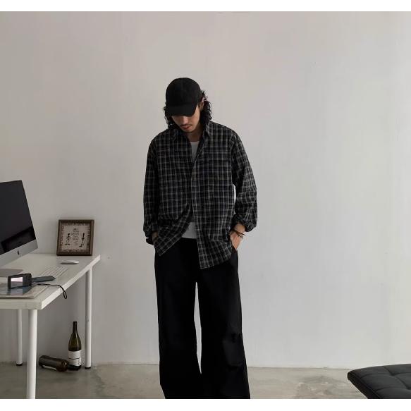 Рубашка с длинным рукавом с буквенным принтом 2024 года в японском стиле в стиле Гонконга, свободная рубашка для мальчиков, летнее модное универсальное повседневное пальто