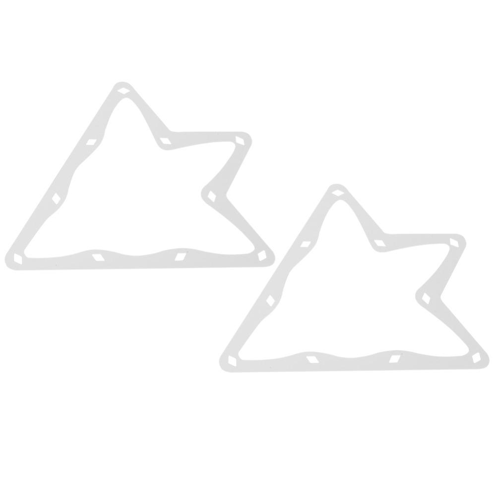 6Pcs White Pool Rack Sheet Smooth Surface Ball Rack Sheet Positioning Rack  Pool Table Use