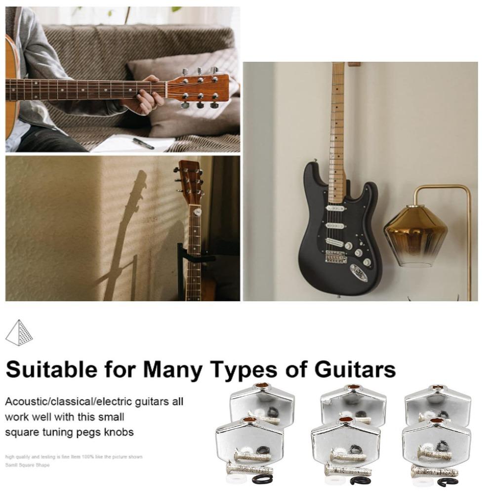 12PCS Plastic Material Acoustic Guitar Buttons Universal Tuning Pegs For Acoustic Guitar
