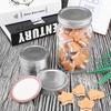 24Pcs Regular/Wide Mouth Round Metal Ring Split-type Canning Lids for Mason Jar