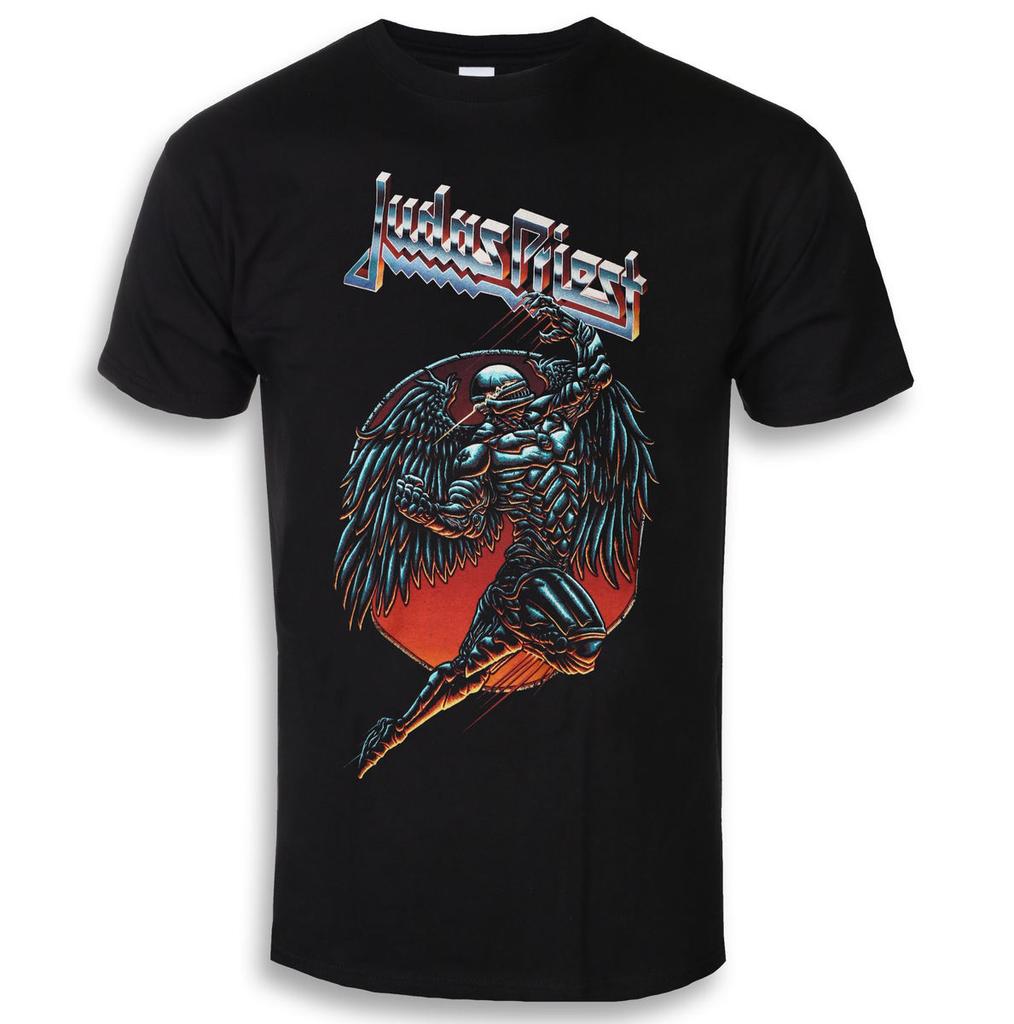 Judas Priest Band Graphic Cotton Tshirt Unisex Summer Short Sleeve Fashion Brand Tee Luxury Casual Vintage Retro Top