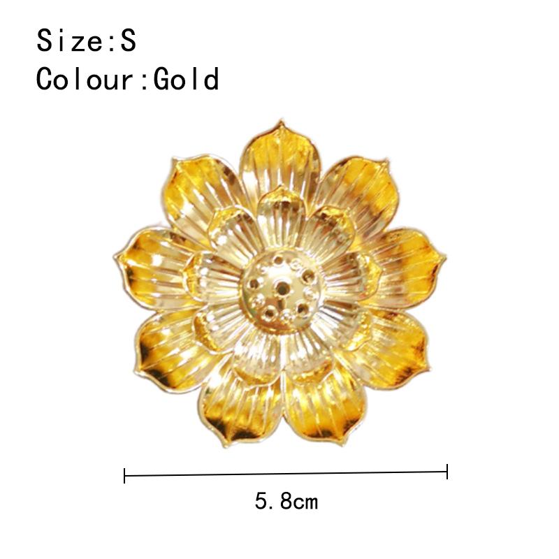 Держатель для курильницы из сплава, буддийская тарелка лотоса, украшение для дома