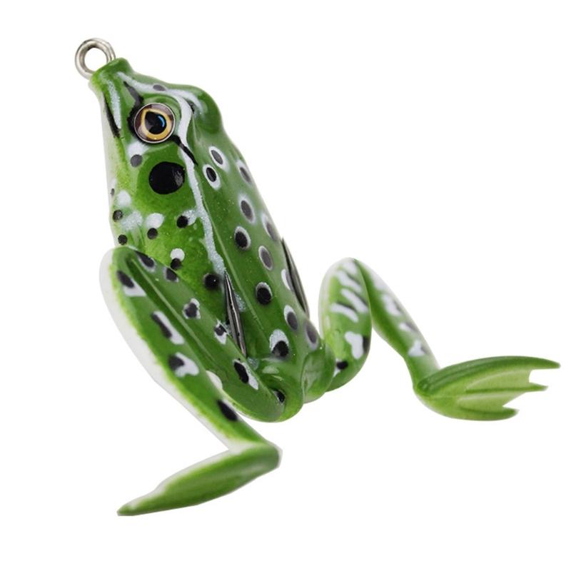 Frogs Crankbait Lures 5cm Topwater Frogs Lures Artificial Fishing Lures with Hook Swimbait for Trout Soft Frogs Baits