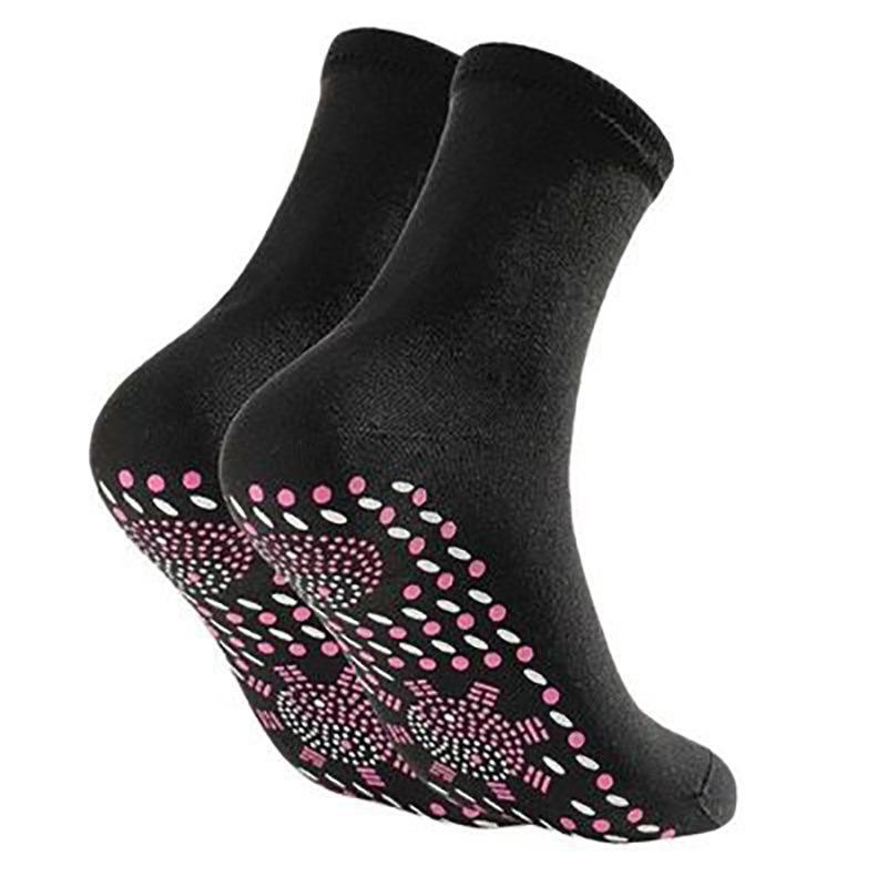 Tourmaline Self-Heating Thermal Socks for Winter - Magnetic Therapy Slimming Design (1/3/5 Pairs)