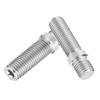 ACROPIX Wheel Stud Conversion M12x1.5-M12x1.5 Fits 50mm BM W Silver Tone 10pcs