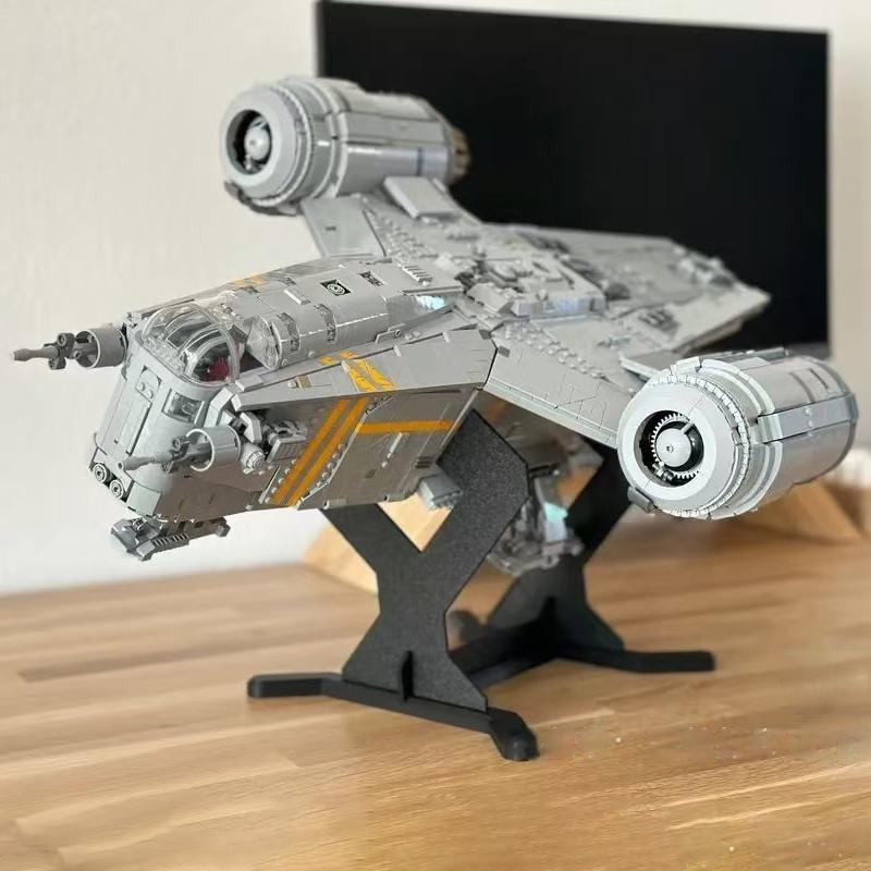 Со светодиодной подсветкой 6187 шт. Модель из строительных блоков Razor Crest, совместимая с 75331, кирпичики, игрушки для мальчиков, подарки на день рождения