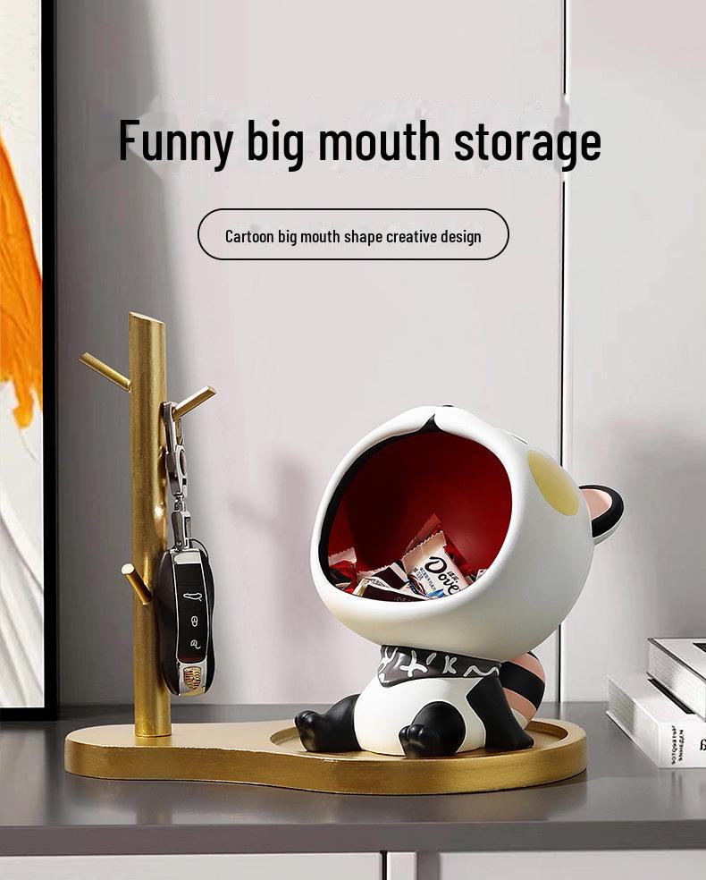 Украшение для рабочего стола «Мультяшный большой рот» — хранилище ключей и домашний декор, подарок на новоселье