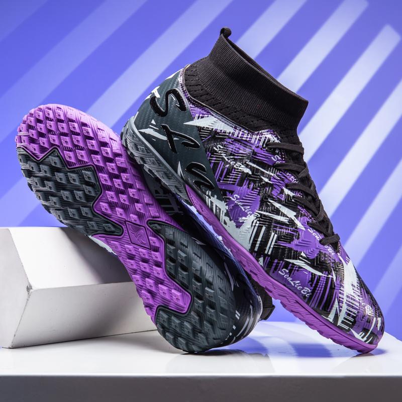 Мужские/детские футбольные бутсы Кожаные футбольные бутсы Резиновая мягкая подошва Короткие шипы Искусственный газон Юношеские Детские Футбольные Бутсы Мужские Футбольные Бутсы