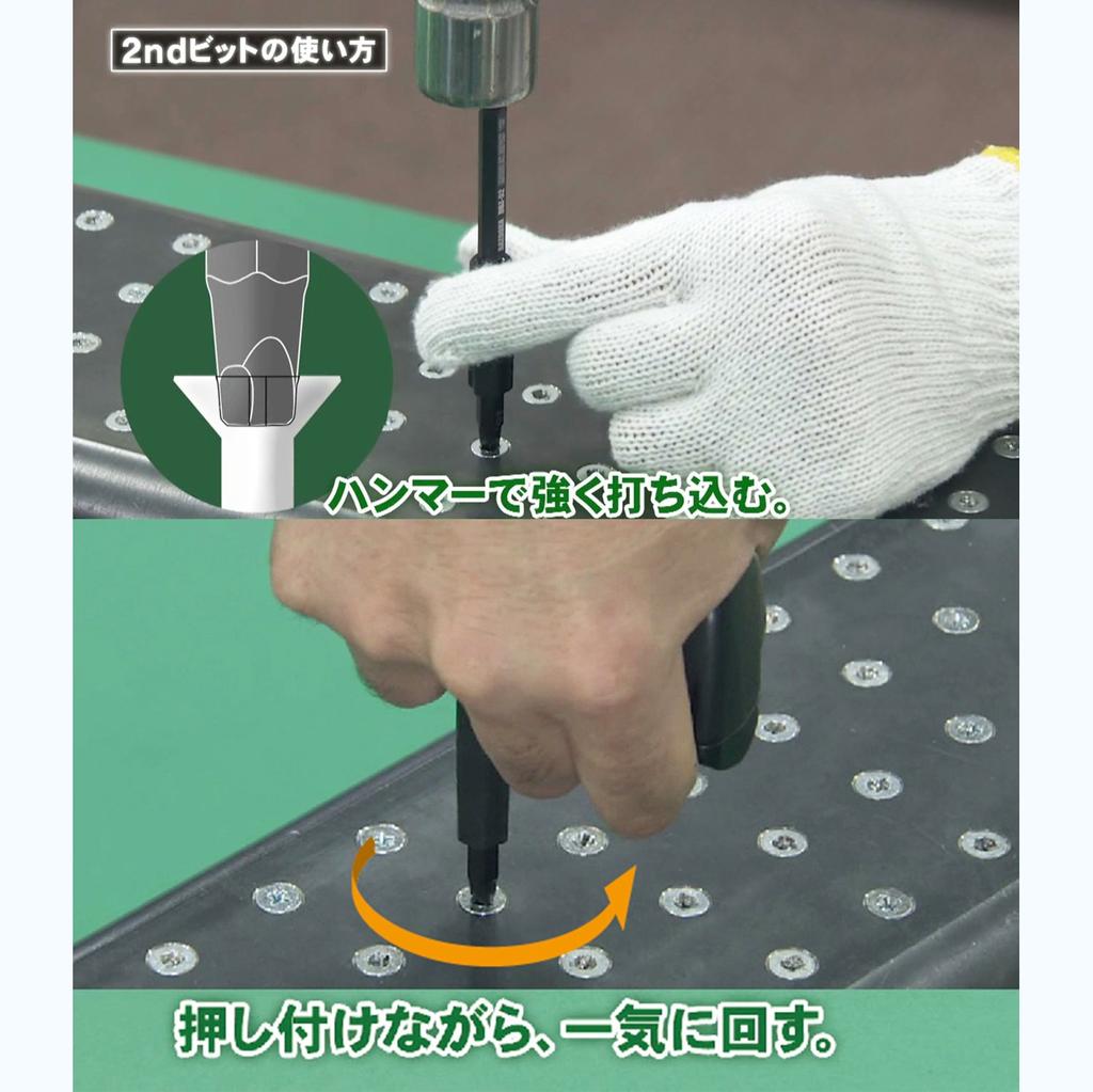 ENGINEER Screwsaurus Bazooka Screwdriver for Removing Flathead and Flathead Screws Stripped Phillips Head Screws Black [For (#2, 2.5-3mm Hex)] DBZ-55B