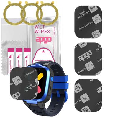 Защитное стекло apgo MATTE Hybrid, совместимое с Mibro Kids Watch Phone Z3, гибкое наностекло, отличная замена закаленному стеклу, устойчивое к царапинам