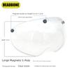 Bicycle Helmet with Color-Changing Lenses, Magnetic Goggles, Sun Protection, Uv Protection, Cycling Glasses, Delivery Protective Goggles