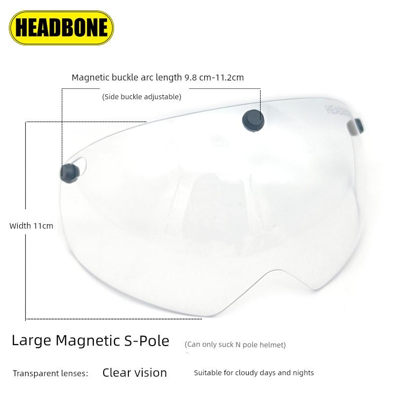 Bicycle Helmet with Color-Changing Lenses, Magnetic Goggles, Sun Protection, Uv Protection, Cycling Glasses, Delivery Protective Goggles