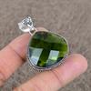Peridot Gemstone Handmade 925 Sterling Silver Jewelry Pendant 1.77" KKG-21