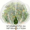 Fruit Tree Netting Covers with Zipper & Drawstring Closure, Heavy-Duty PE Proof Net, Garden Protection Netting for Fruit Trees